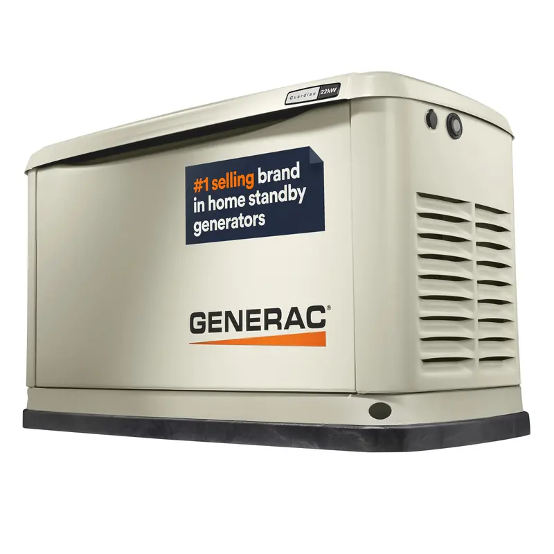 10,000-Watt Dual-Fuel Whole-House Standby Generator With Smart Home Monitoring (7171) 1