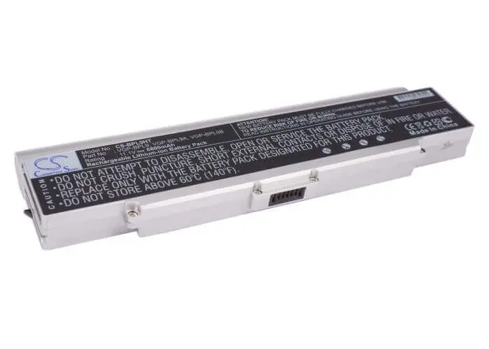 11.1V 6600Mah Silver Laptop Battery For Sony Vaio Vgn-Ar41 Series 1