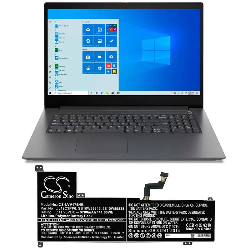 11.25V 3700Mah Laptop Battery For Lenovo V17-Iil (82Gx) 1