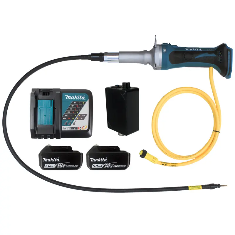 18V Makita 600-Series Motor With Flexible Cable Drive Shaft 1