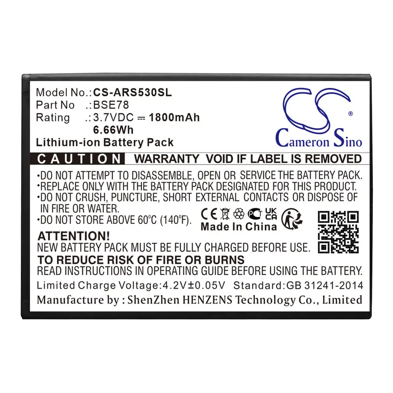 3.7V 1800Mah Li-Ion Communications Battery For Archos Ac50As3G And Ac50As4G Tablets 1