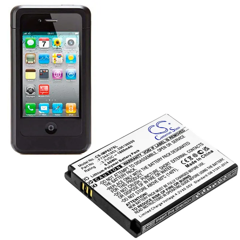 3.7V 1800Mah Li-Polymer Battery For Ingenico Payment Terminals (Imp627 & Imp627-Usblu01A) 1