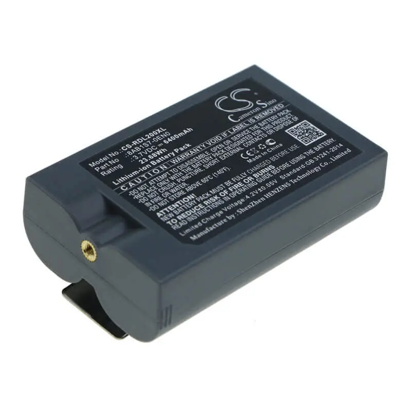 3.7V 6400Mah Rechargeable Battery For Ring Spotlight Cam And Video Doorbell 2 1