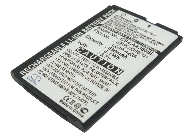 3.7V 850Mah Li-Ion Smartphone Battery For Lg Ax271 And Ax275 Devices 1