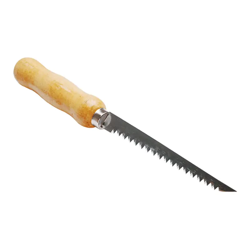 Advance 6" Wooden-Handle Utility Saw – Ergonomic Drywall Cutting Tool 1