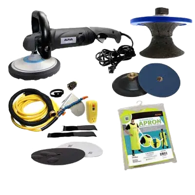 Alpha Pro Tools Pool Coping Polishing Kit – Complete Surface Finishing Set 1