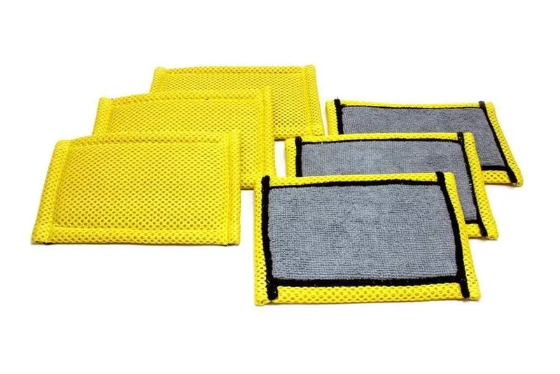 Autofiber Skinny Scrubber Sponge – Slim Interior Detailing Tool For Tight Spaces (6-Pack) 1