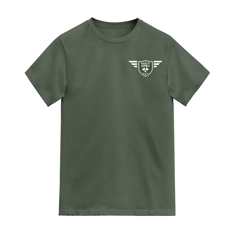 Bart'S Army Premium 100% Cotton Graphic T-Shirt 1