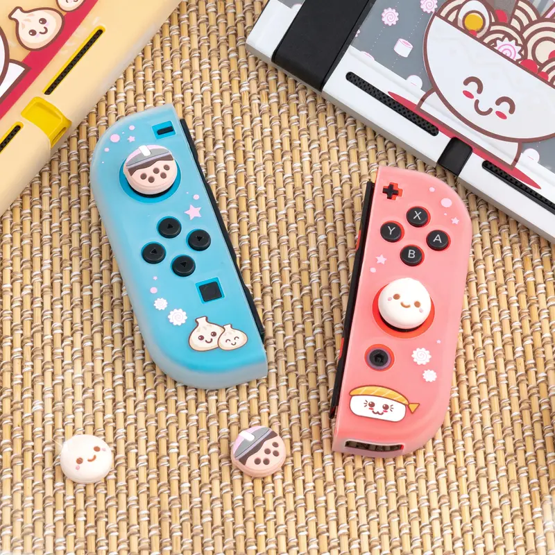 Boba Dumpling Thumb Grips – Playful Food-Inspired Caps For Nintendo Switch Family 1