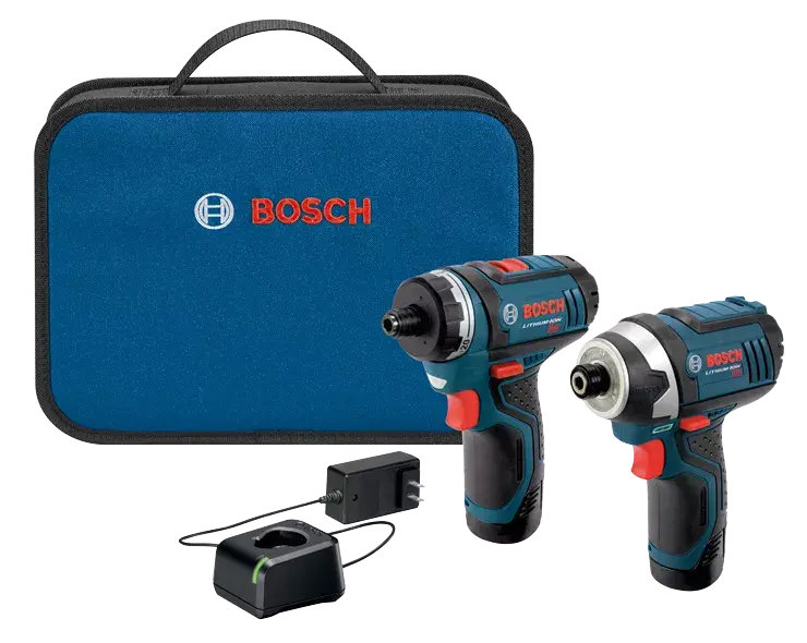 Bosch 12V Max 2-Tool Combo Kit: Pocket Driver + Impact Driver 1