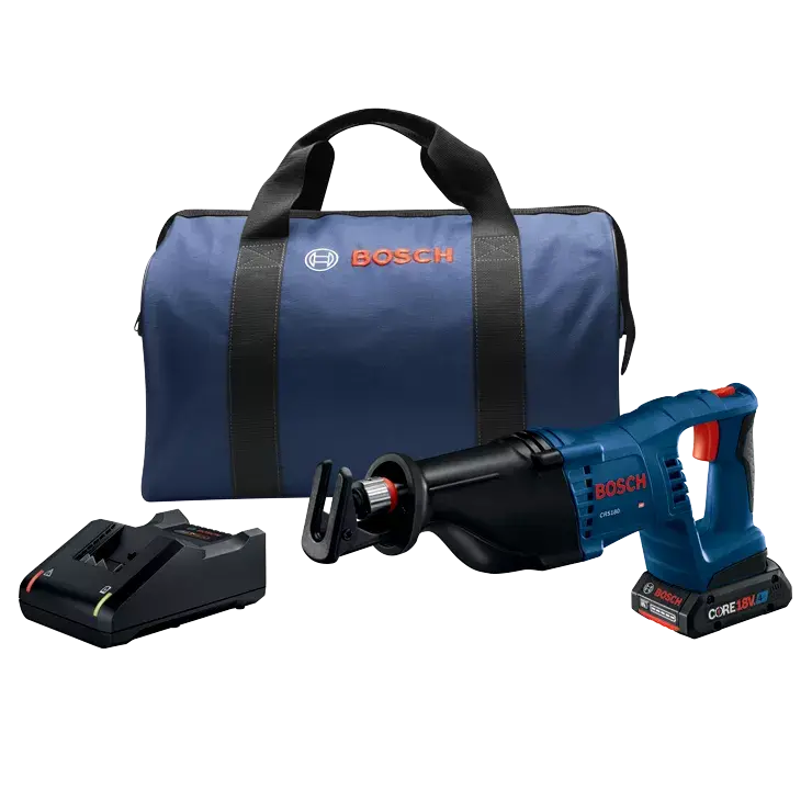 Bosch 18V 1-1/8" D-Handle Reciprocating Saw Kit With Blades 1