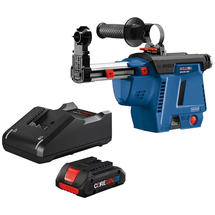 Bosch 18V Sds-Plus Bulldog 1-Inch Dust Collection Kit 1