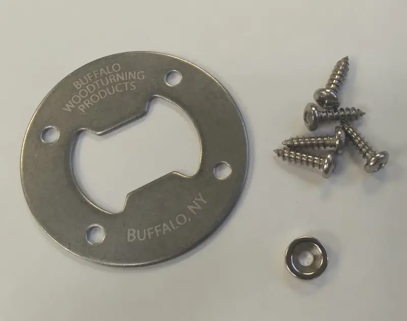 Bottle Opener Diy Kit With Fasteners And Neodymium Magnet 1