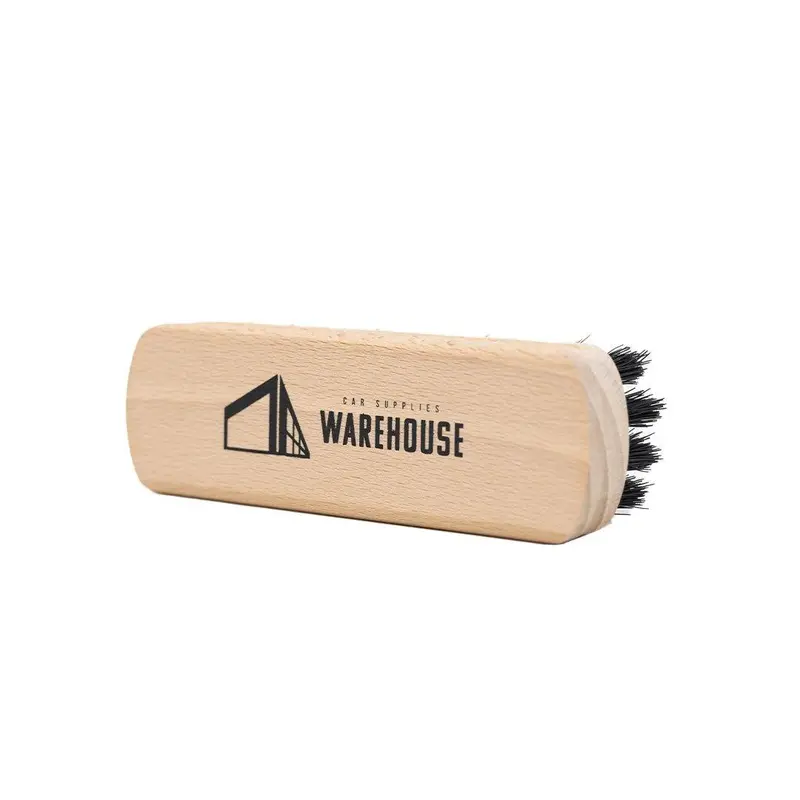 Car Supplies Warehouse Leather Brush – Gentle Bristle Tool For Natural & Synthetic Upholstery 1