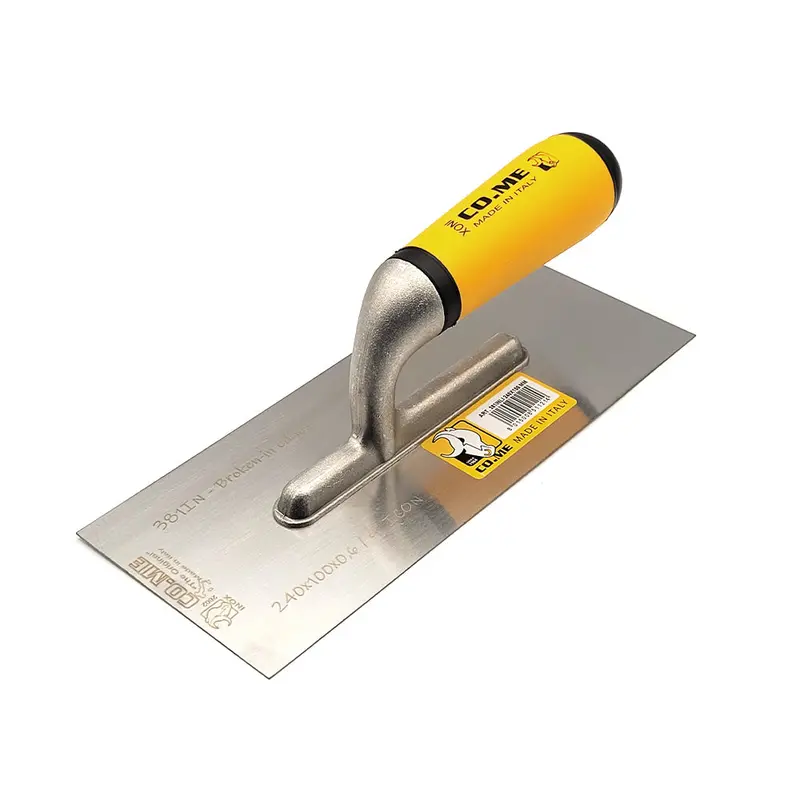 Co.Me Icon Beveled-Edge Finishing Trowel With Non-Slip Rubber Grip 1