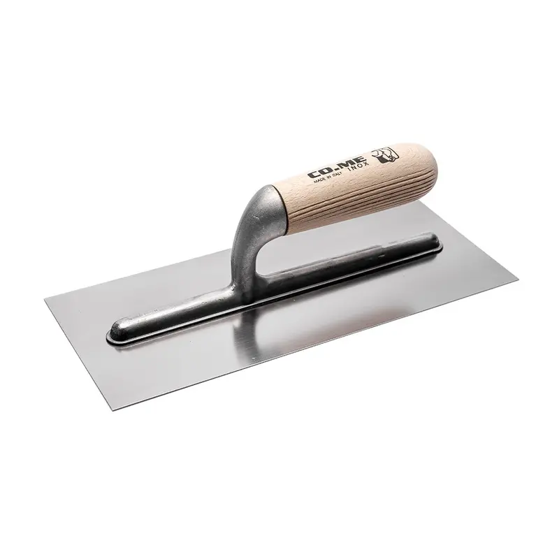 Co.Me Inox Finishing Trowel With Ergonomic Wood Handle 1