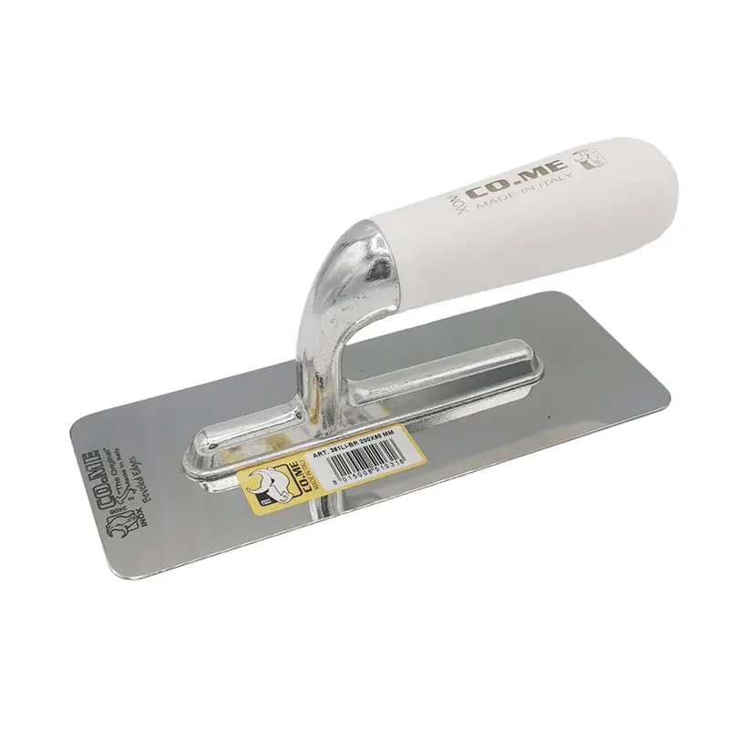 Co.Me Stainless Steel Beveled Edge Trowel For Smooth Finishes 1