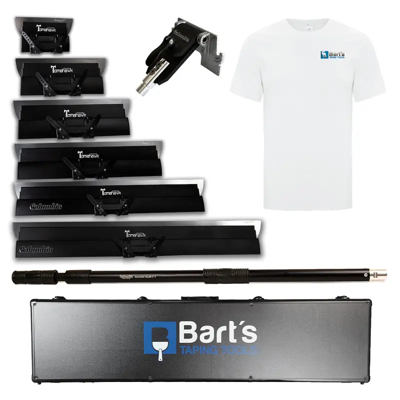 Columbia Tomahawk 8-Piece Skimming Blade Kit With Carry Case And T-Shirt 2