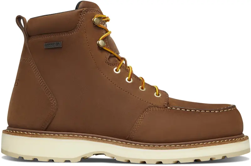Danner 6" Alloy Toe Waterproof Moc Toe Work Boot – Wide Width, Eh Rated, Style 14301W 1
