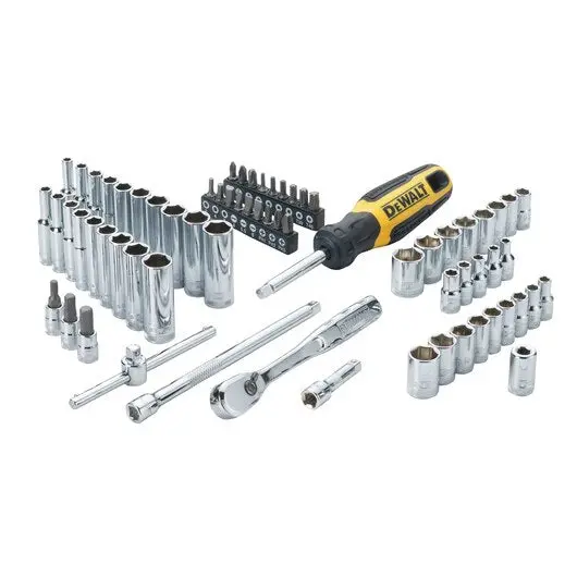 Dewalt 69-Piece 1/4" Combination Socket Set Featuring Directtorque Ratchets - Dwmt19259 1