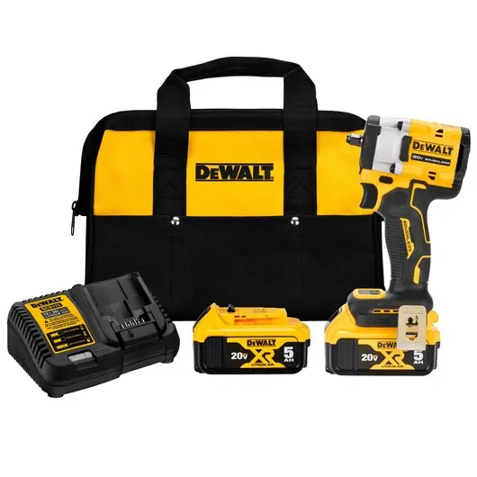 Dewalt Atomic 20V Max 3/8" Impact Wrench Kit – Dcf923P2 With Lightweight Power And Free 5Ah Battery 1