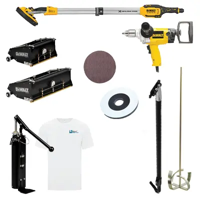 Dewalt Black-And-Yellow Tool Set With Aluminum Frame Carrying Case 1