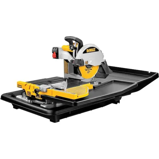 Dewalt D24000 10-Inch Professional Wet Tile Saw For Accurate, Heavy-Duty Cutting 1