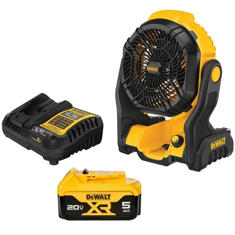 Dewalt Dce512P1 20V Max Xr Cordless Jobsite Fan Kit – 650 Cfm Airflow 1