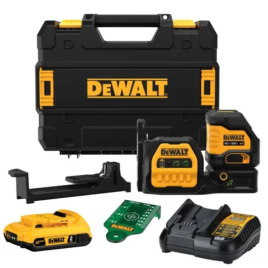 Dewalt Dcle34020G 20V Max Xr Green Cross Line Laser Kit – Professional Layout Tool 1