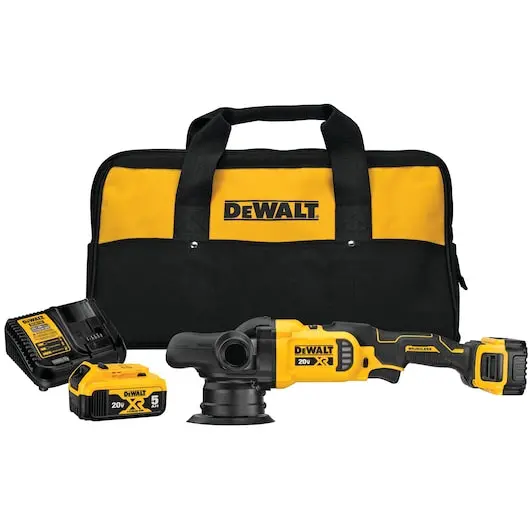 Dewalt Dcm848P2 20V Max Xr 5-Inch Random Orbit Polisher Kit – Complete Cordless Finishing System 1