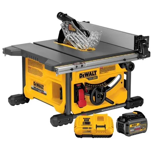 Dewalt Dcs7485T1 Flexvolt 60V Max 8-1/4" Cordless Table Saw Kit For Jobsite Use 1