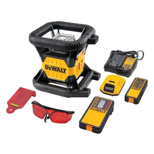 Dewalt Dw079Lr 20V Max Red Rotary Tough Laser – Jobsite-Ready Leveling Tool 1