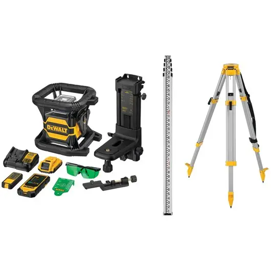 Dewalt Dw080Lgsk 20V Max Tool Connect Green Rotary Tough Laser Kit 1