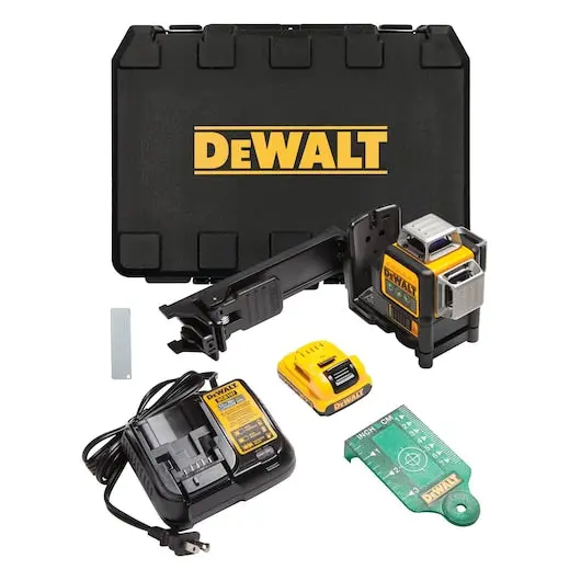 Dewalt Dw089Lg 12V Max 3 X 360° Green Line Laser – Full-Room Layout Coverage 1