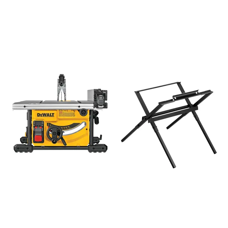 Dewalt Dwe7485Ws 8-1/4" Compact Jobsite Table Saw With Integrated Stand 1