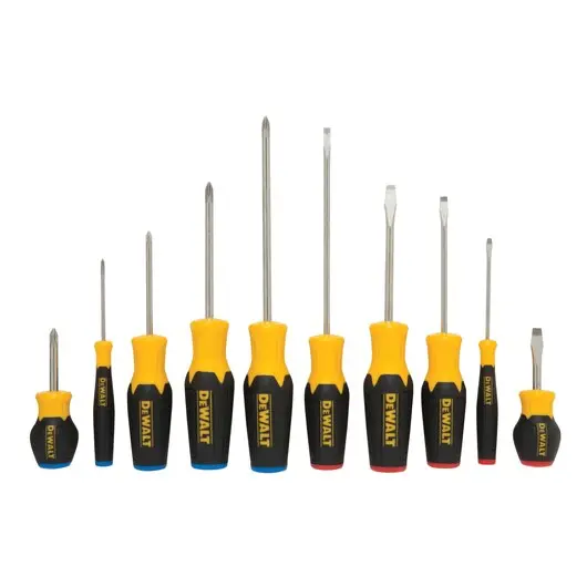 Dewalt Dwht62513 10-Piece Magnetic Screwdriver Set With Comfort-Grip Handles 1