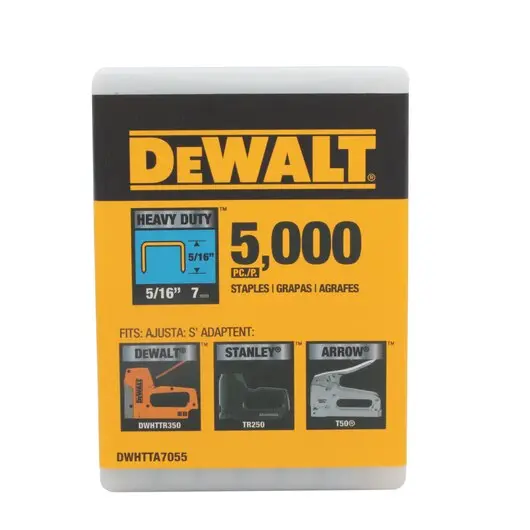 Dewalt Dwhtta7055 5000-Pack Of 5/16-Inch Heavy-Duty Staples In Reusable Storage Container 1