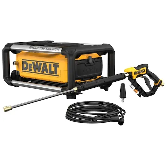 Dewalt Dwpw2100 2100 Psi Electric Pressure Washer — 1.2 Gpm Jobsite Cleaning 1