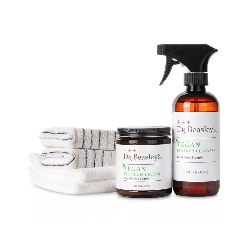 Dr. Beasley'S Vegan Leather Restoration Kit – Complete Care System For Plant-Based Upholstery 1