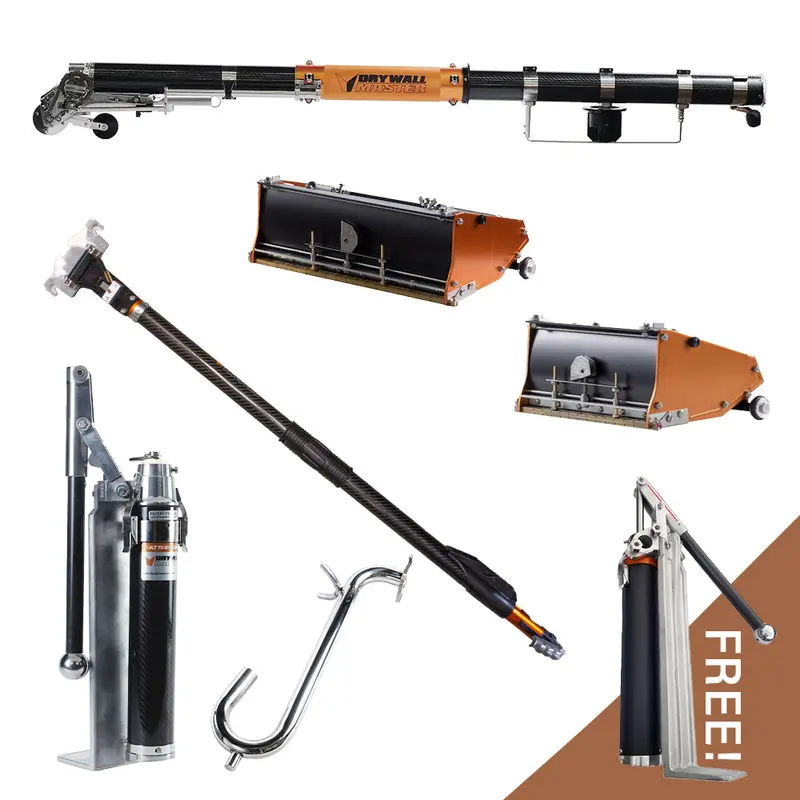 Drywall Master Carbon Fiber Tool Set With Complimentary Pump 1