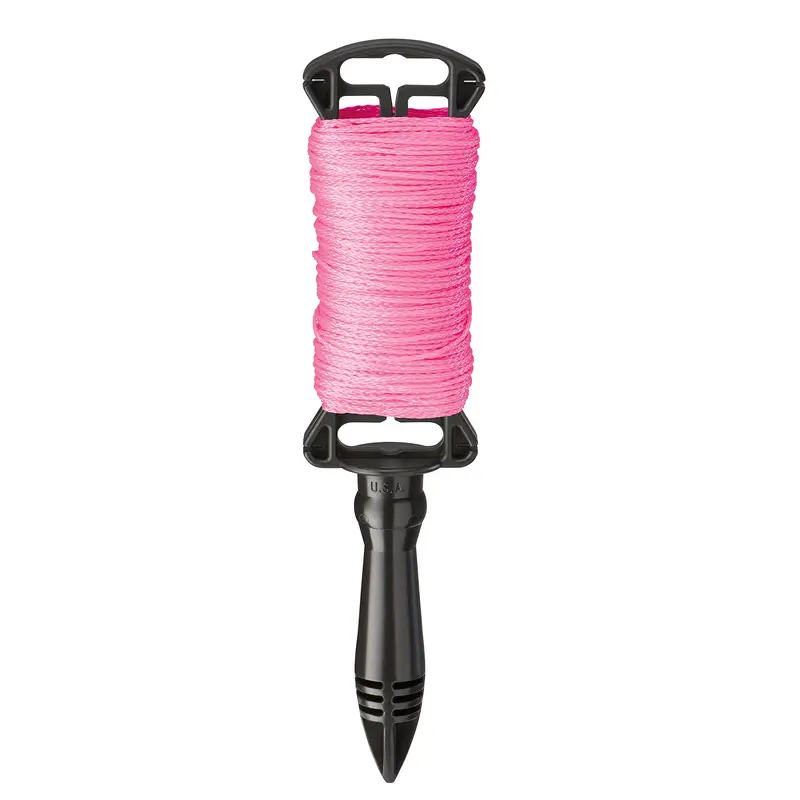 Empire 250-Foot Braided Nylon Layout Line With Reel – Pink (39-250P) 1