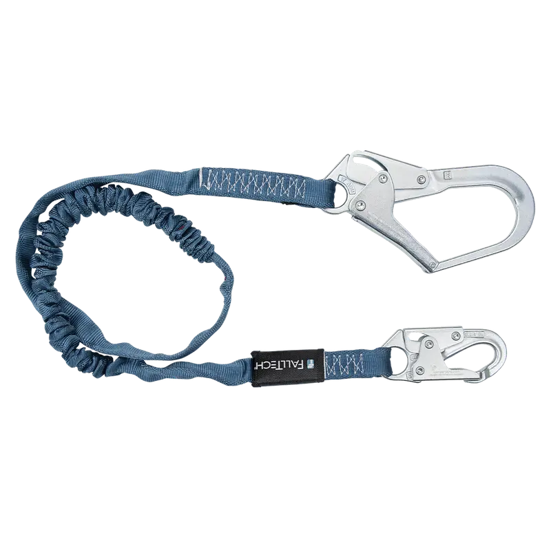 Falltech 6-Foot Internal Energy-Absorbing Single-Leg Lanyard With Steel Connectors 1