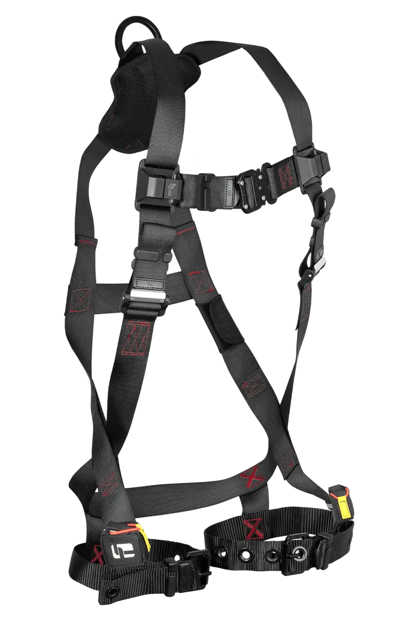 Falltech Ft-Iron™ 1D Full Body Harness — Non-Belted, Tongue-Buckle Leg Adjustment (Alternate) 1