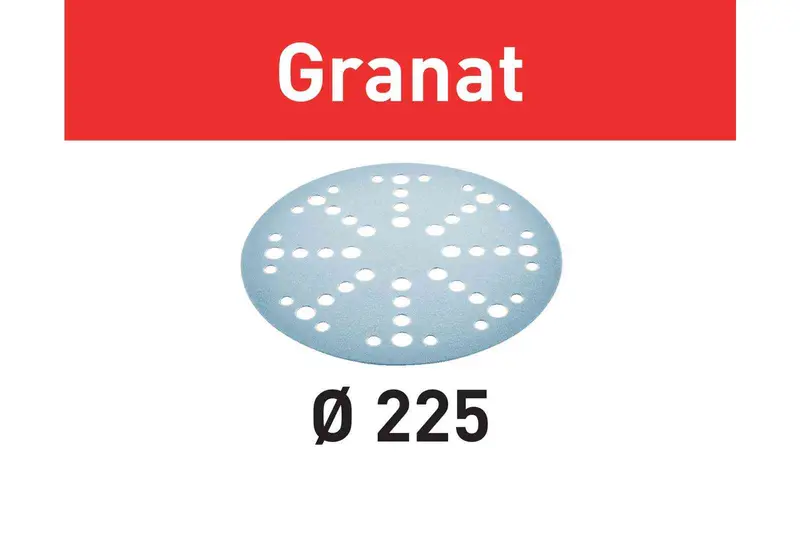Festool Granat Abrasive Sheets – D225/48, 25-Piece Pack 1