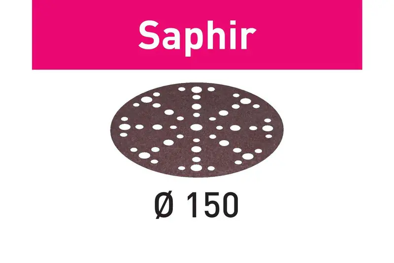 Festool Saphir Stf Abrasive Sheets – 150 Mm Diameter, Grit 48 (25-Pack) 1