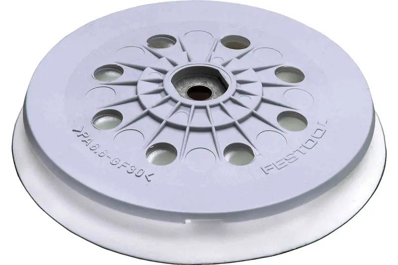 Festool St-Stf 125/8 Backing Pad – M8 Thread, Soft White Foam (Sw) 1