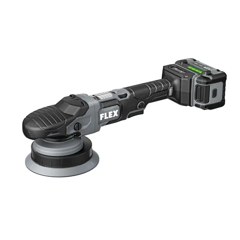 Flex Fx3321-2C 24V Brushless Cordless Free Random Orbital Polisher Kit – Dual 5.0Ah Batteries + 160W Rapid Charger 1