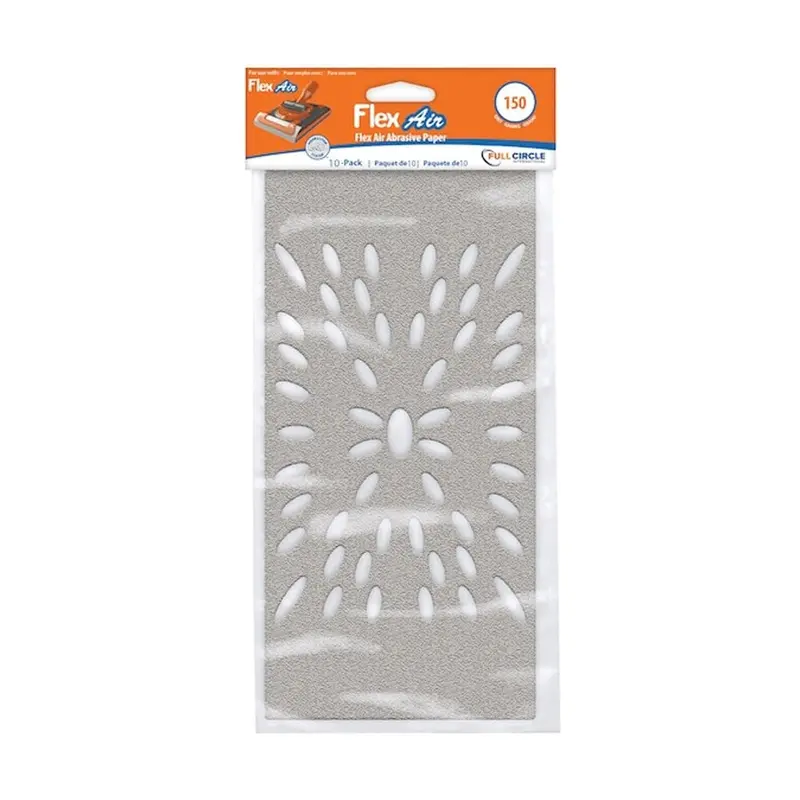 Full Circle Flexair Assorted Grit Abrasive Paper – 10-Sheet Pack 1