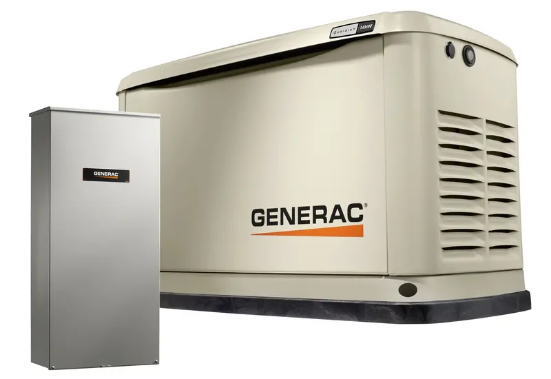 Generac Guardian 14 Kw Whole-House Backup Generator With Free Mobile Link (Model 7224) 1