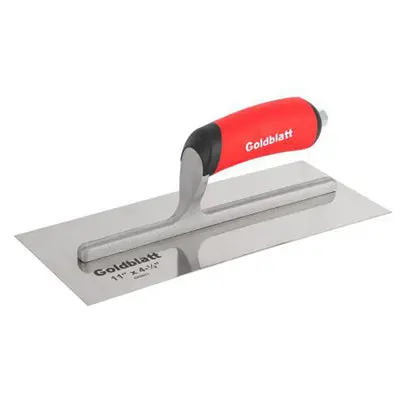 Goldblatt Curved-Blade Drywall Trowel – 11" X 4.5" Ergonomic Shape 1